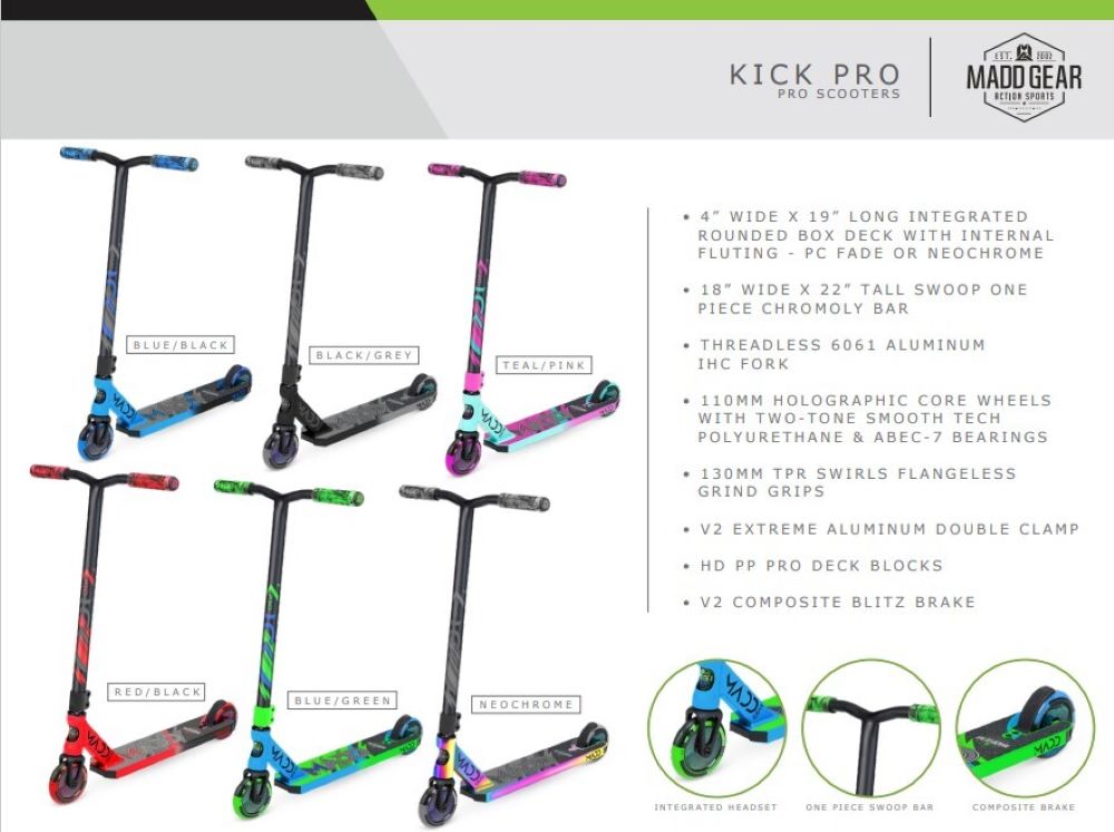 Madd Gear MGP Kick Pro Scooter