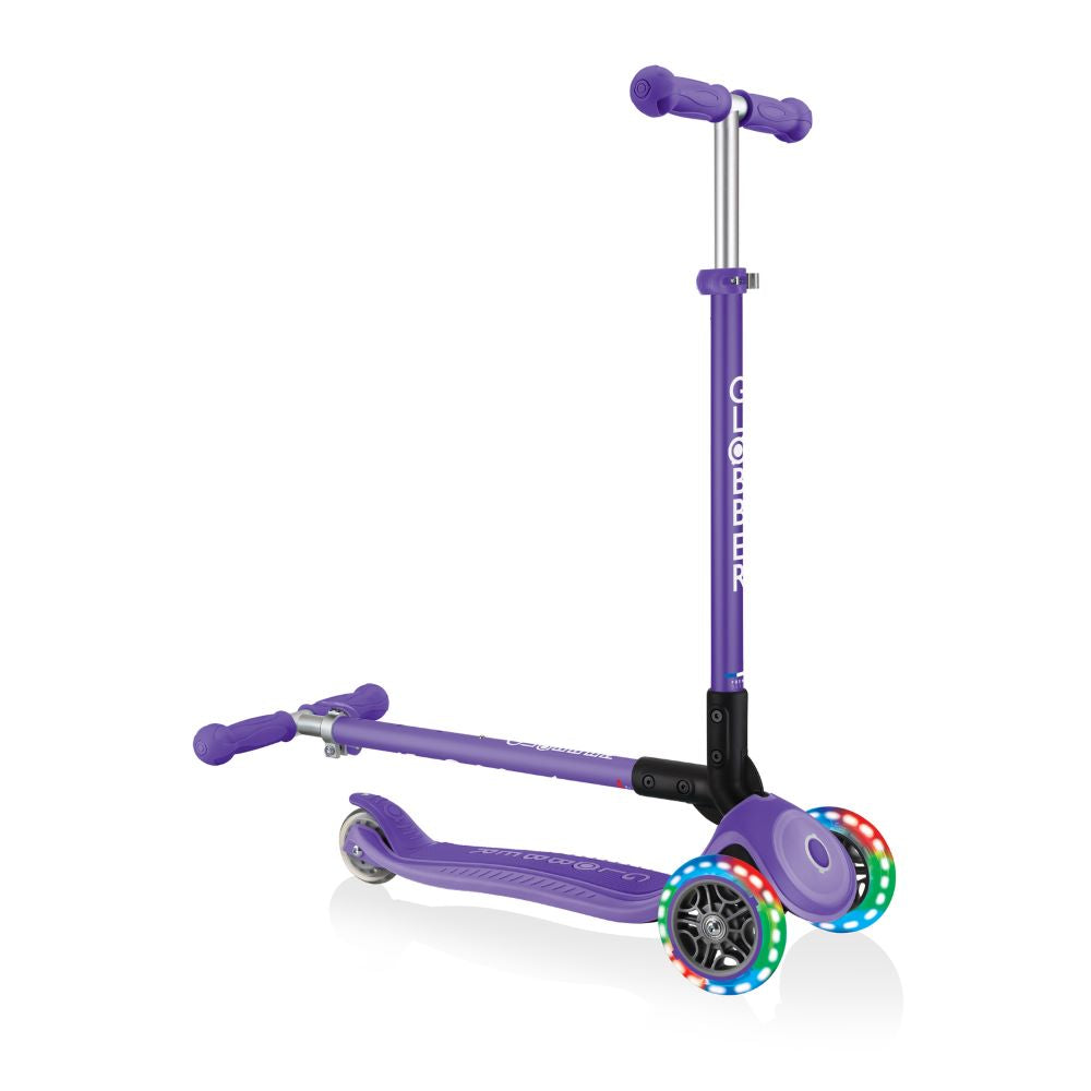 Globber Primo Foldable Plus Scooter, W Light Up Wheels