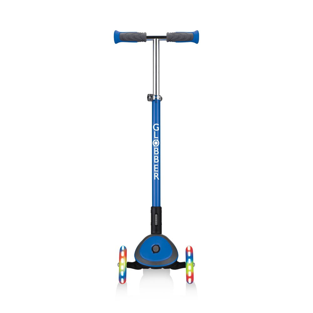 Globber Elite Deluxe with Lights Folding Scooter