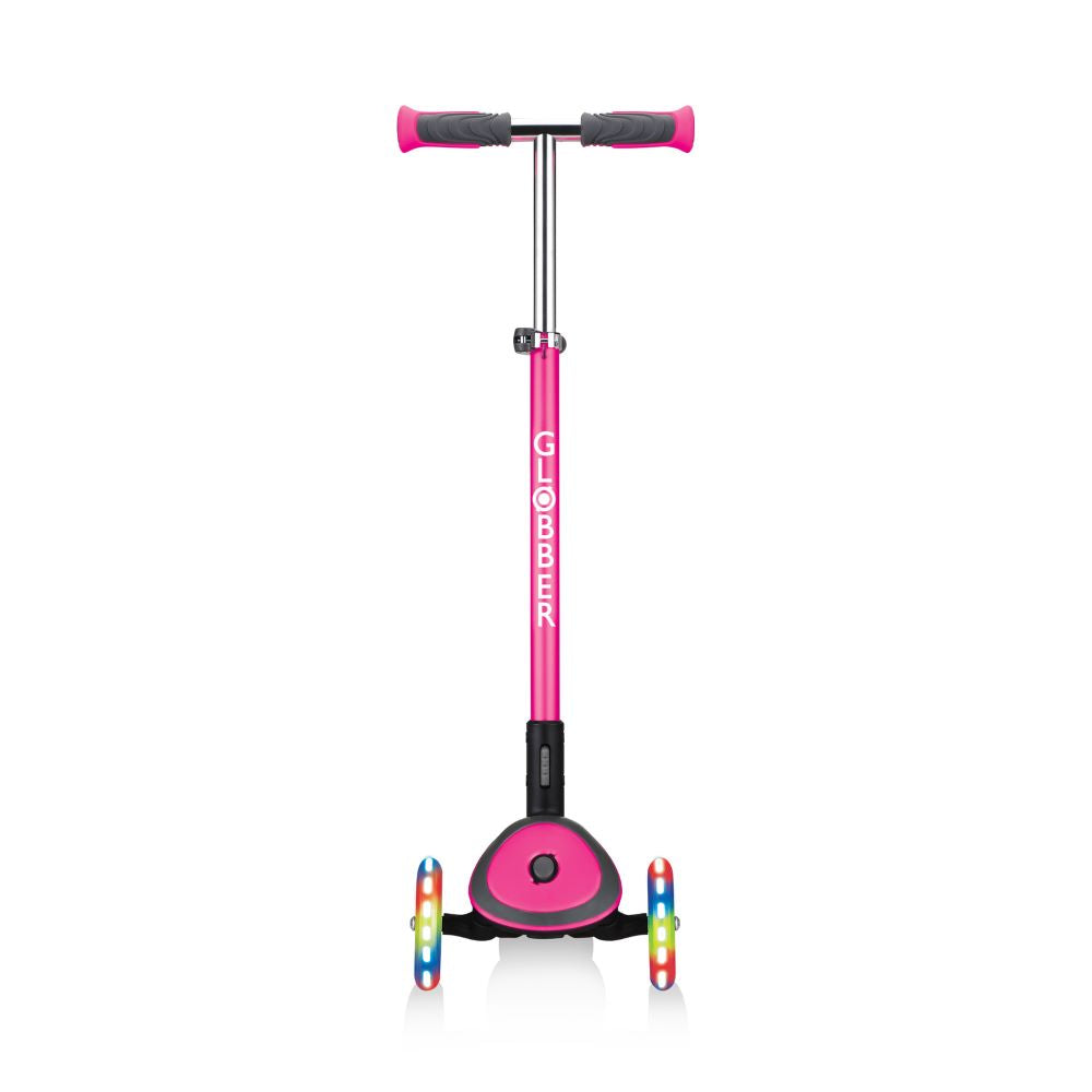 Globber Elite Deluxe with Lights Folding Scooter