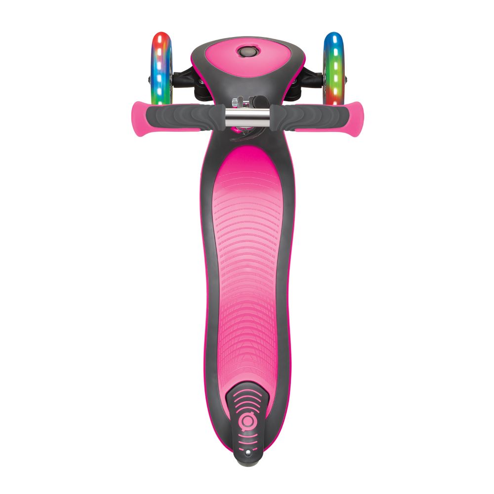 Globber Elite Deluxe with Lights Folding Scooter