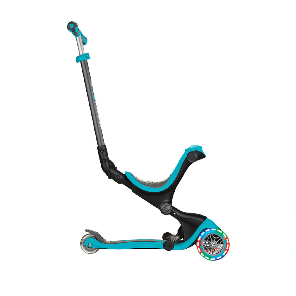 Globber Go Up Deluxe Convertible Scooter W Light Up Wheels