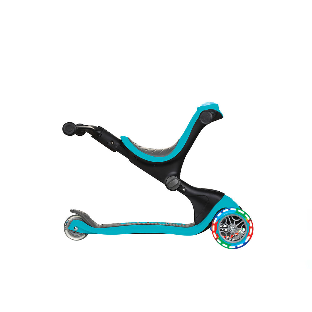 Globber Go Up Deluxe Convertible Scooter W Light Up Wheels