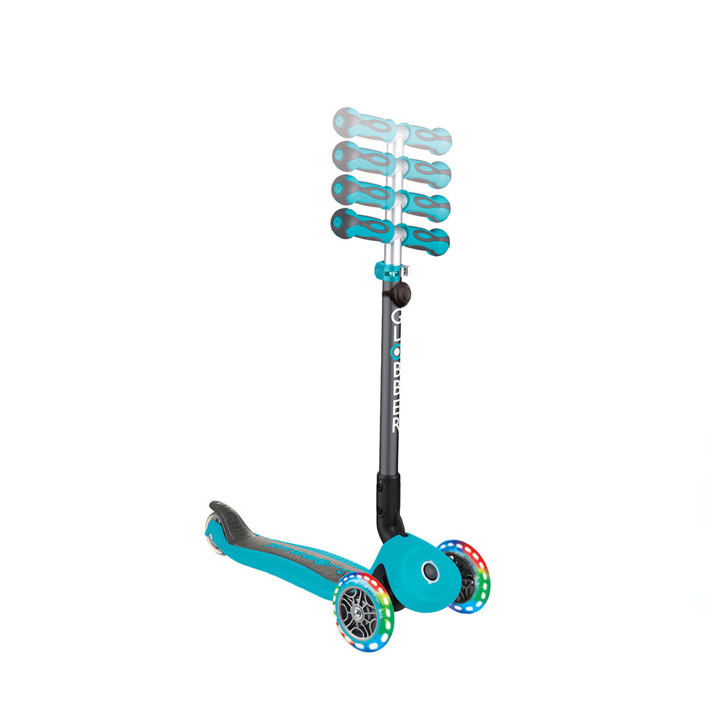 Globber Go Up Deluxe Convertible Scooter W Light Up Wheels