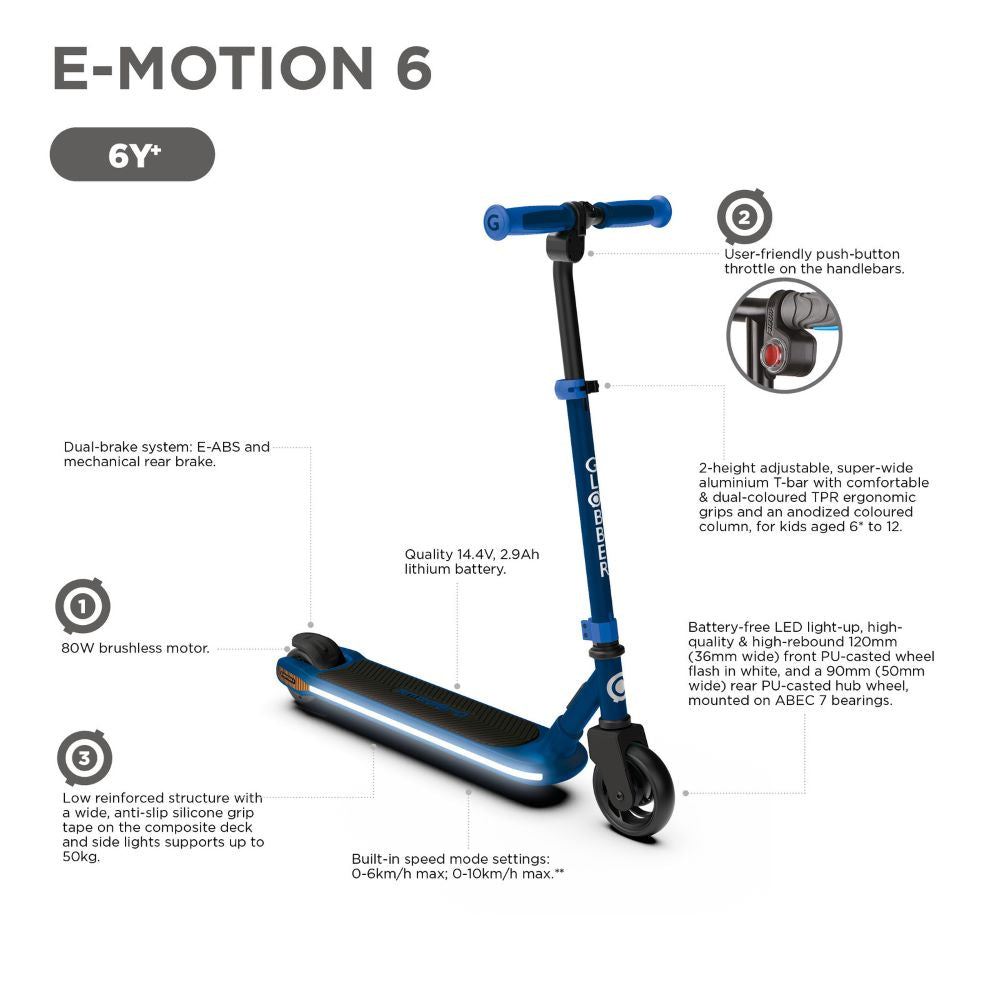 Globber E-motion 6 Electric Scooter