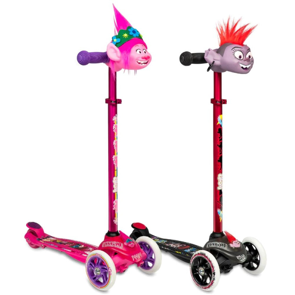 Trolls Three Wheel Kick Scooters